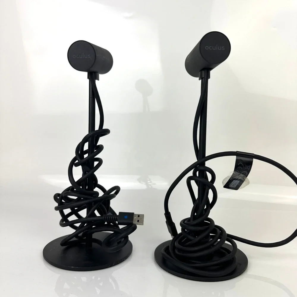Oculus Rift CV1 VR Tracking Sensors Model 3P-A Genuine Black Lot of 2